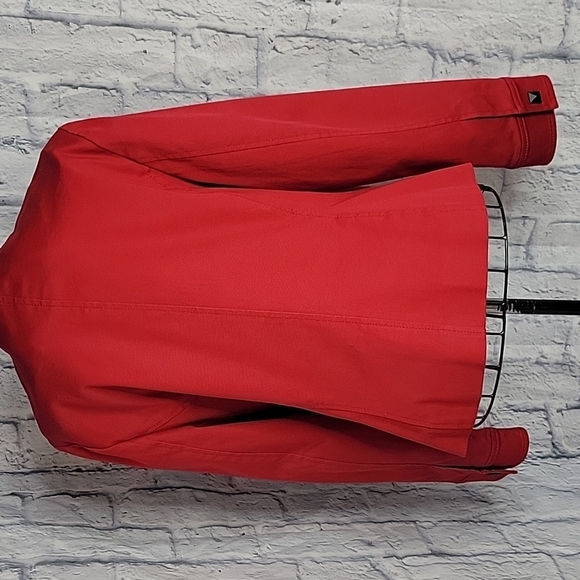 KASPER SPORTSWEAR Red and Black Zip Up Suit Jacket 10 Petite - Picture 5 of 6